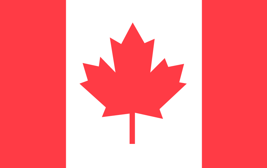Canadian flag indicating Glyco Forte availability in Canada.