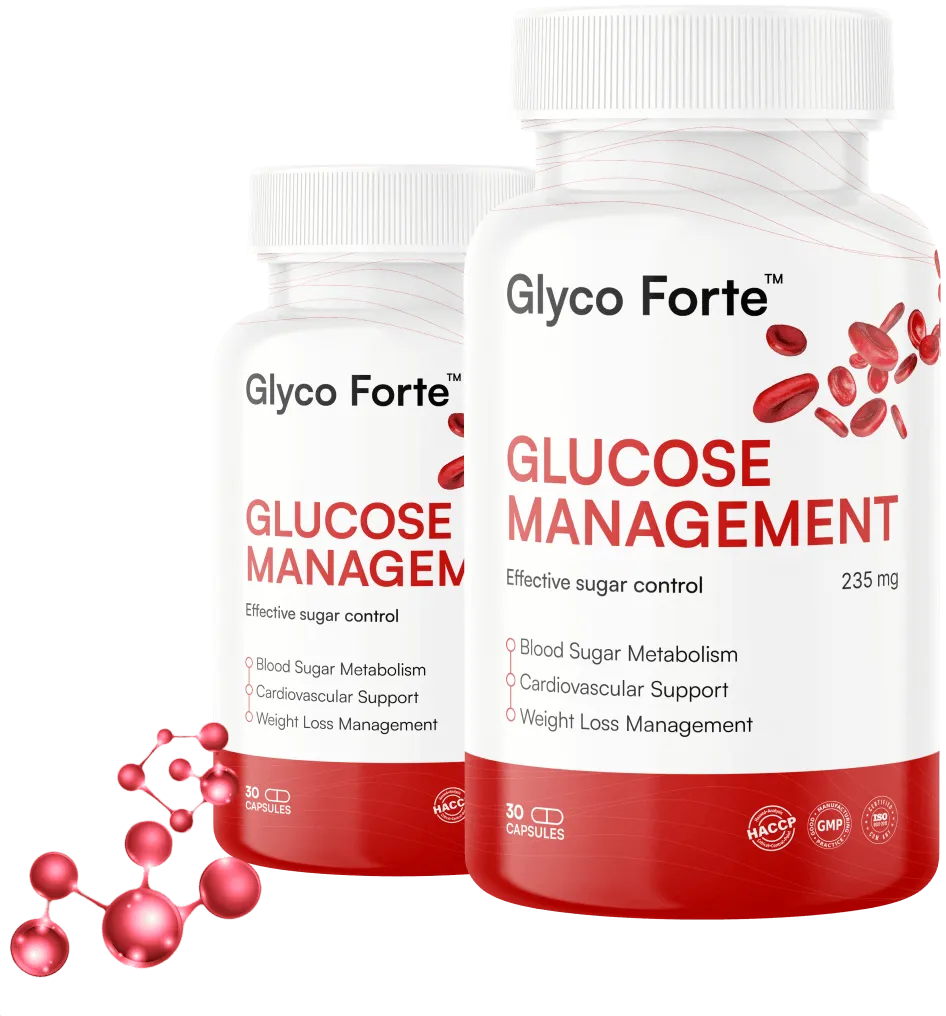 High-resolution top product badge emphasizing Glyco Forte popularity.